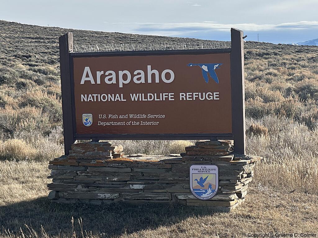 Arapaho National Wildlife Refuge - Entrance