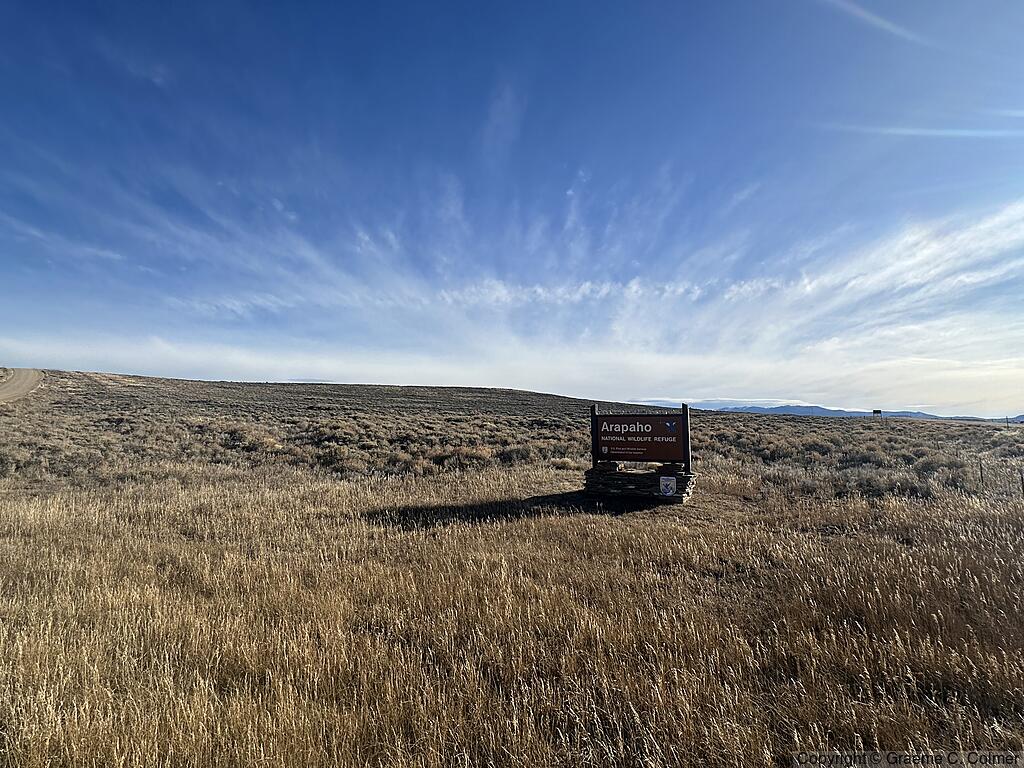 Arapaho National Wildlife Refuge - Entrance