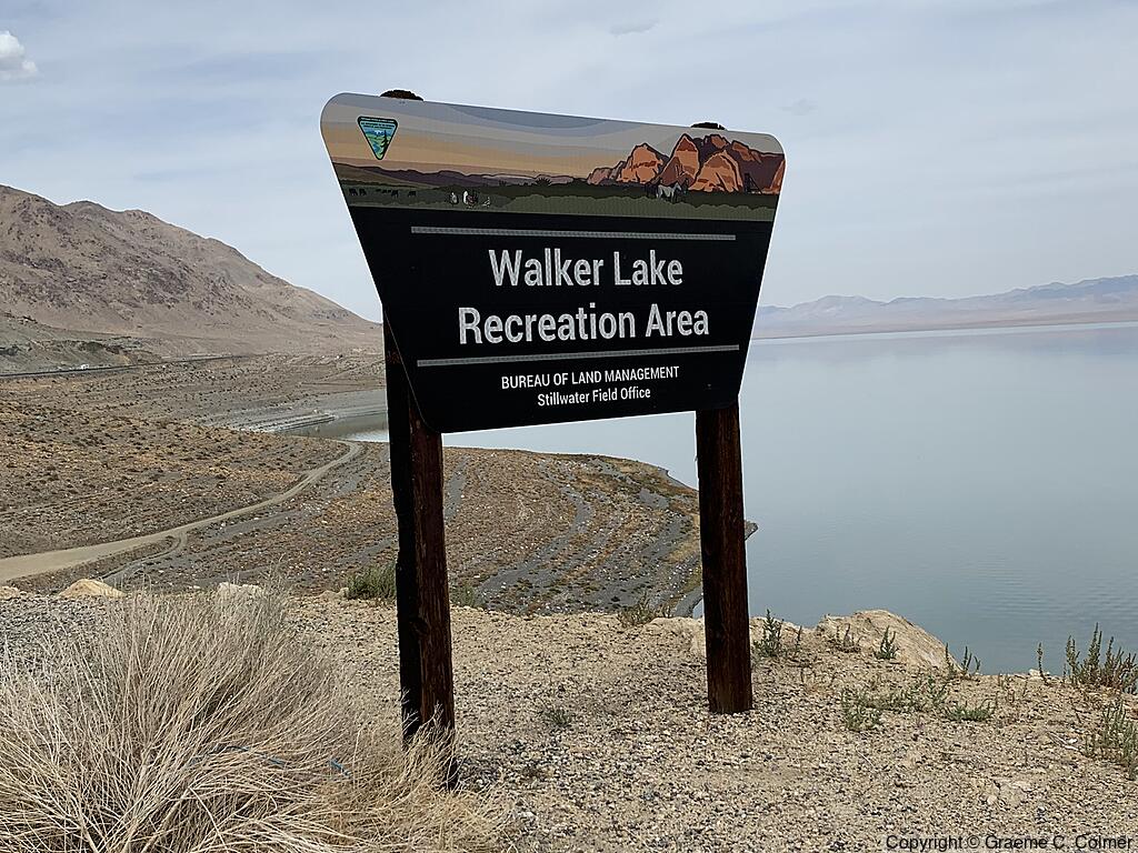 Walker Lake State Recreation Area - Entrance Sign