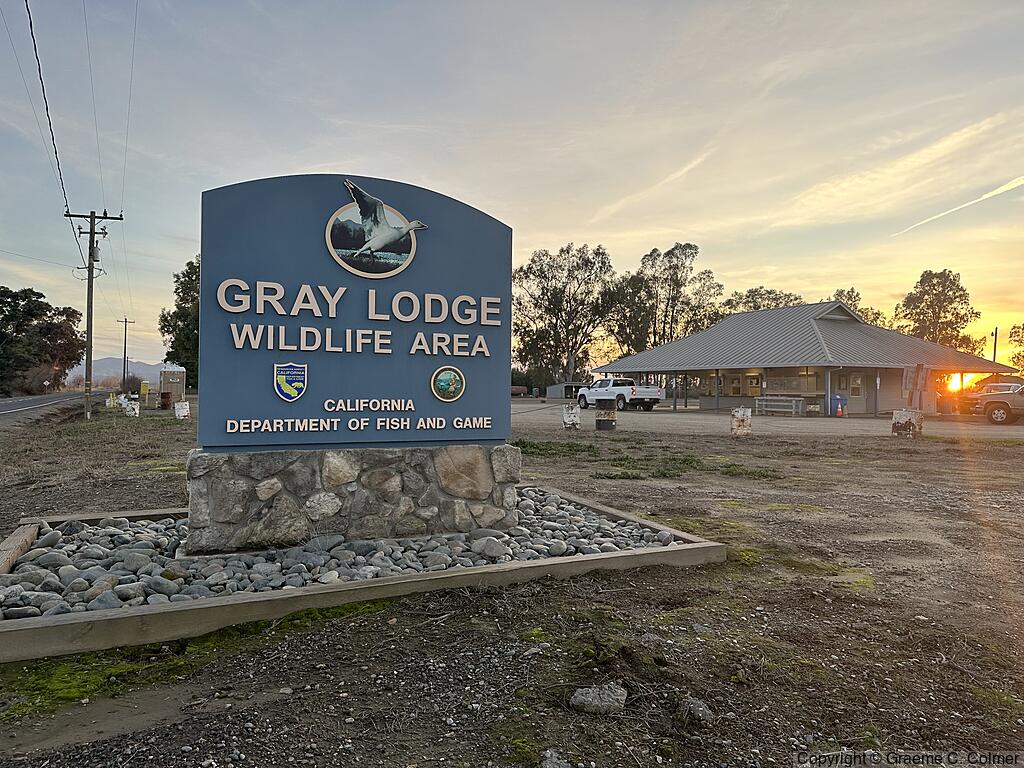 Gray Lodge Wildlife Area - Entrance and Visitor Center