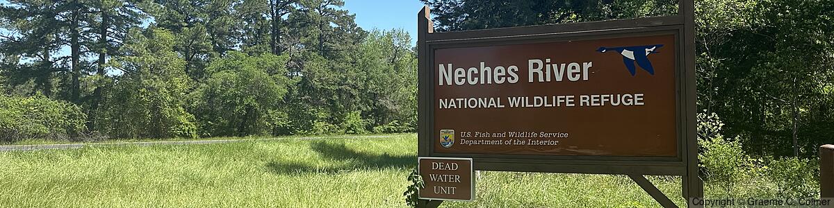 Neches River National Wildlife Refuge - Entrance