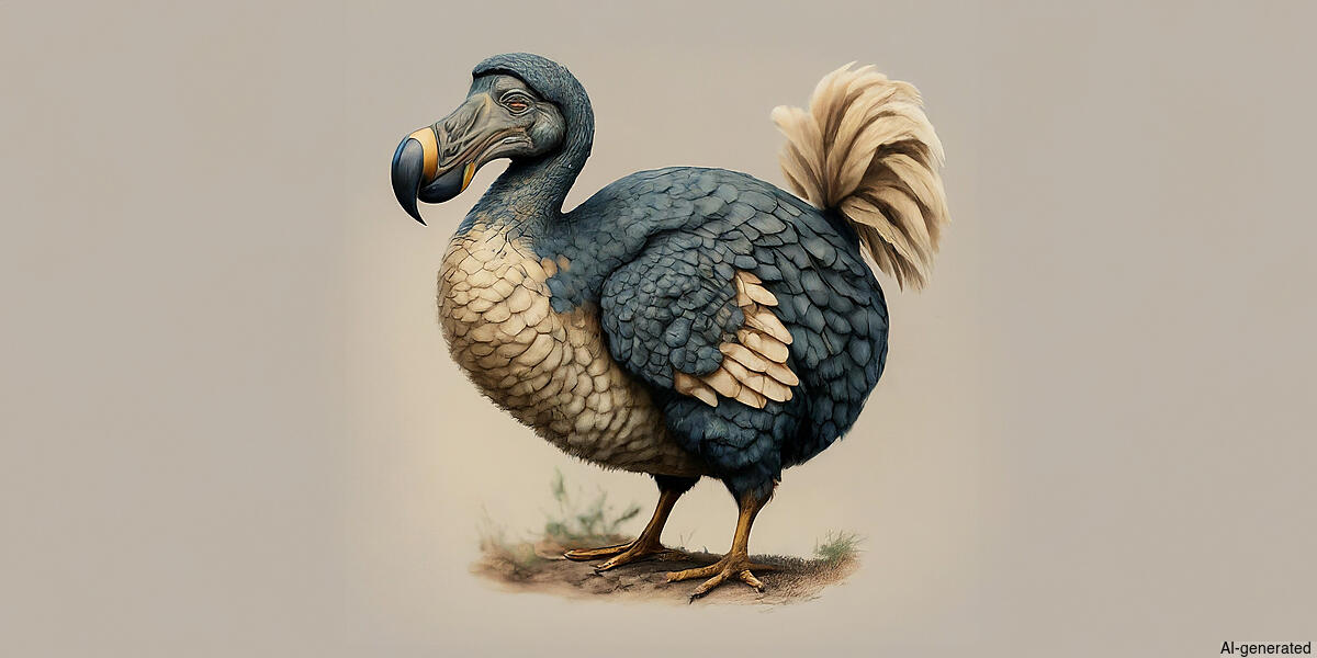 Dodo (Raphus cucullatus) - Adult