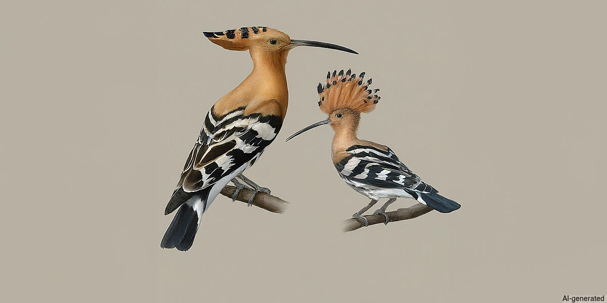 Common Hoopoe (Upupa epops) - Adult