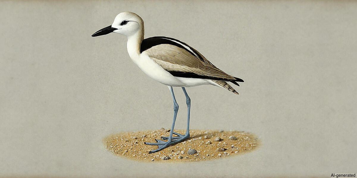 Crab-Plover (Dromas ardeola) - Adult