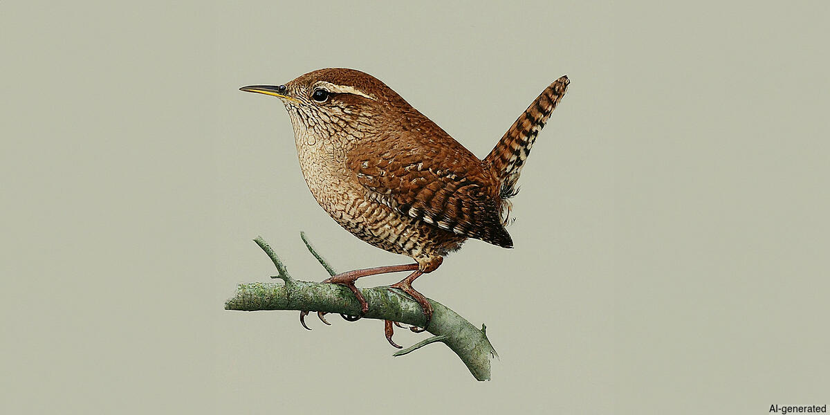 Winter Wren (Troglodytes hiemalis) - Adult