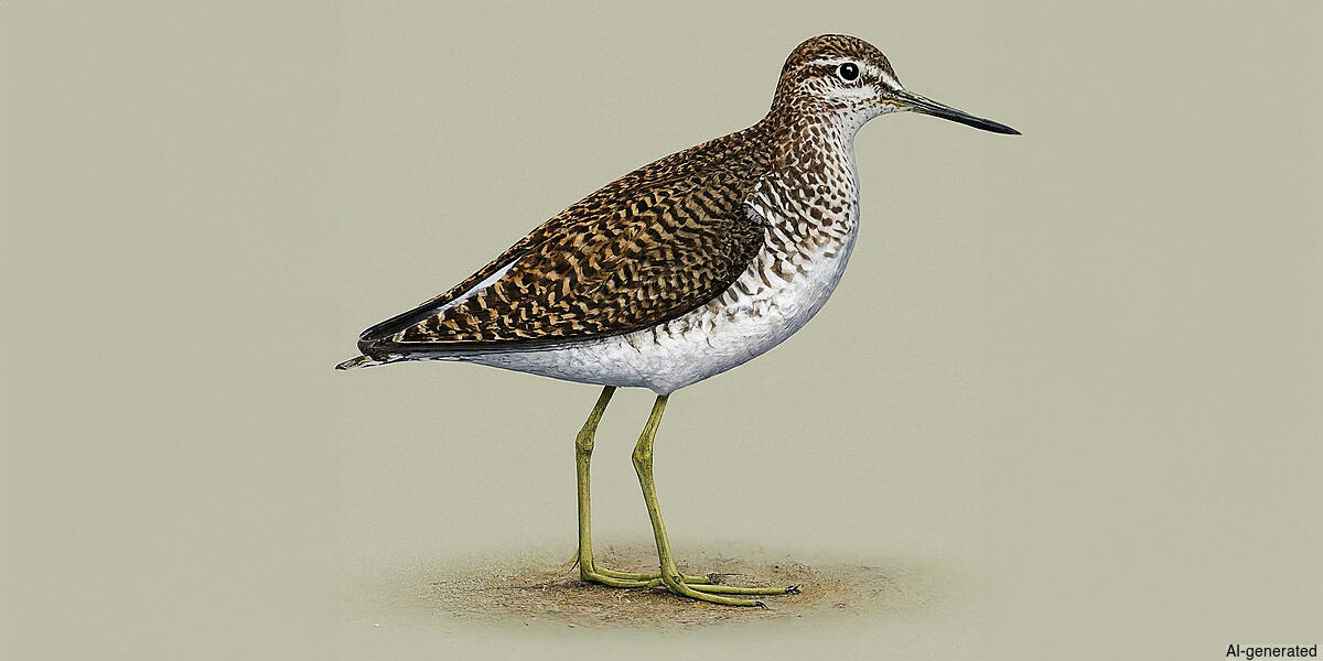 Solitary Sandpiper (Tringa solitaria) - Breeding adult