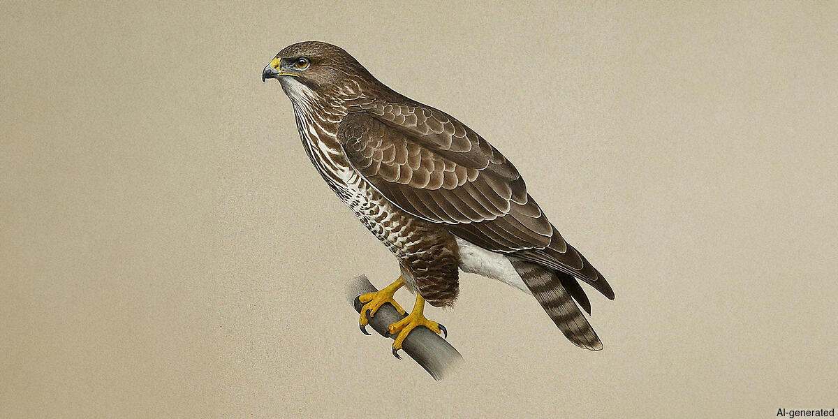 Common Buzzard (Buteo buteo) - Adult