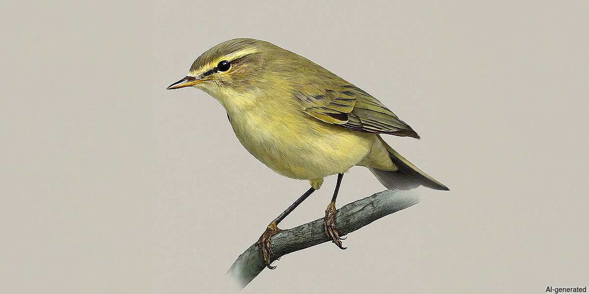 Common Chiffchaff (Phylloscopus collybita) - Adult (common)