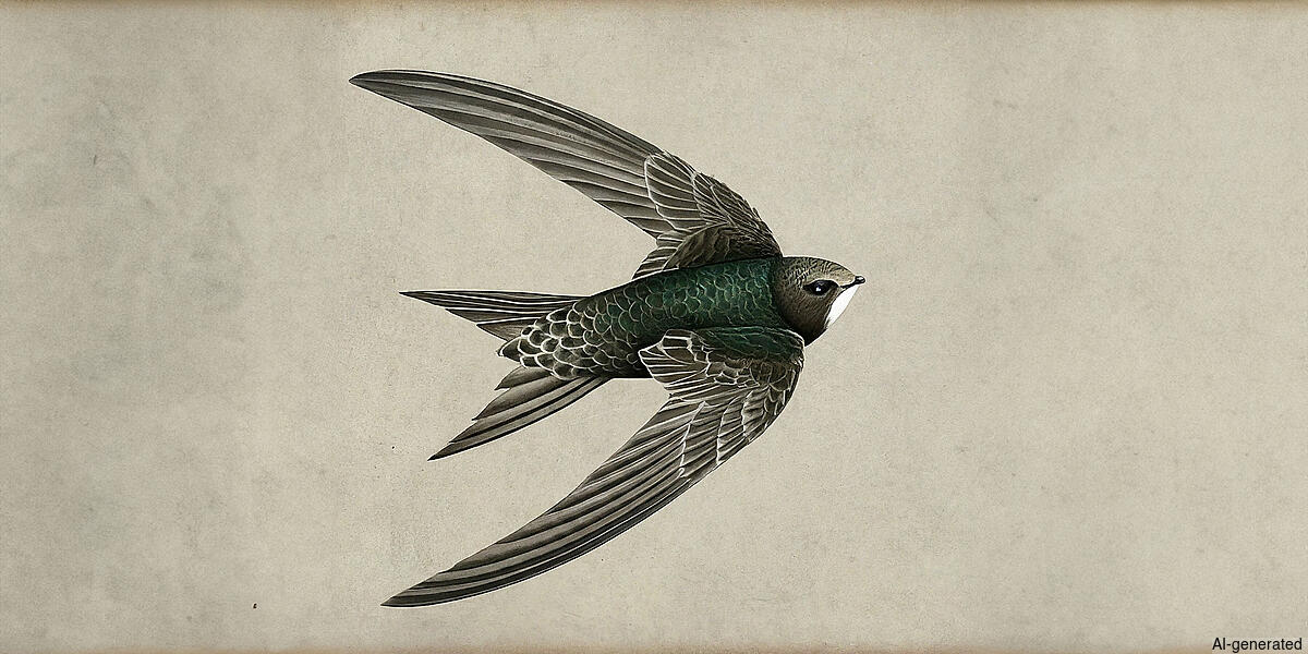 Common Swift (Apus apus) - Adult