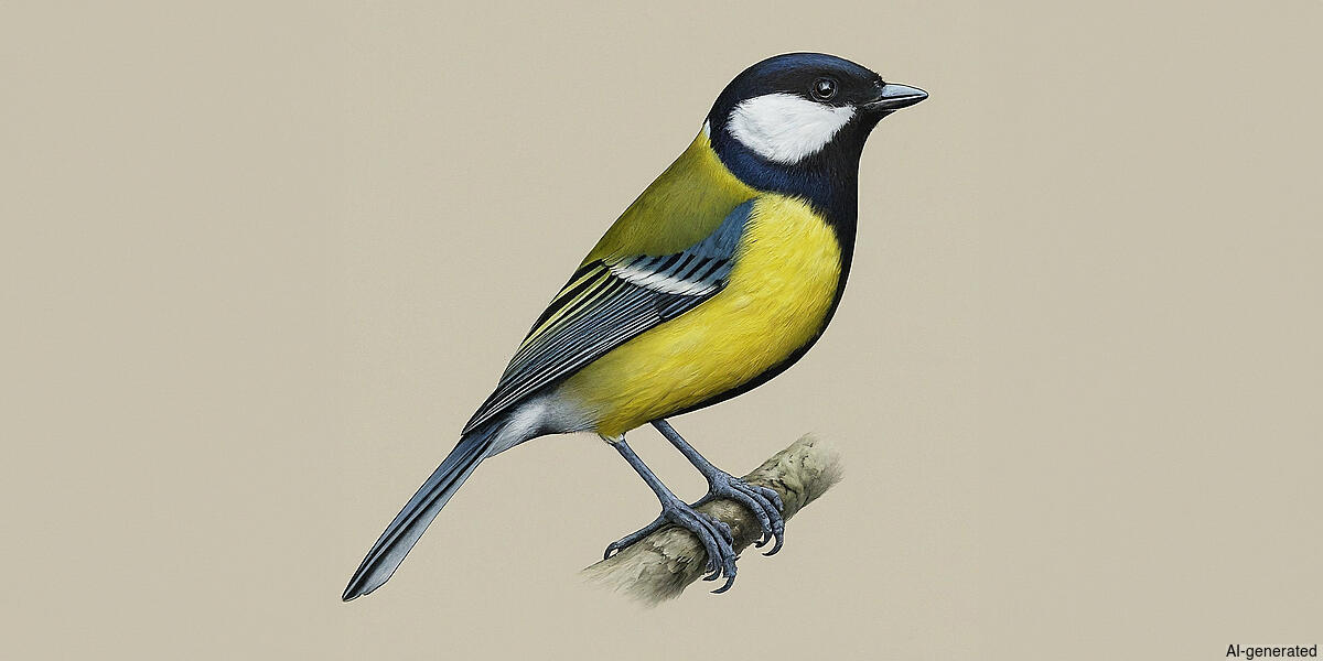 Great Tit (Parus major) - Adult