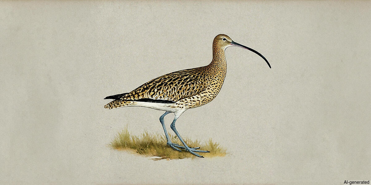 Eurasian Curlew (Numenius arquata) - Adult