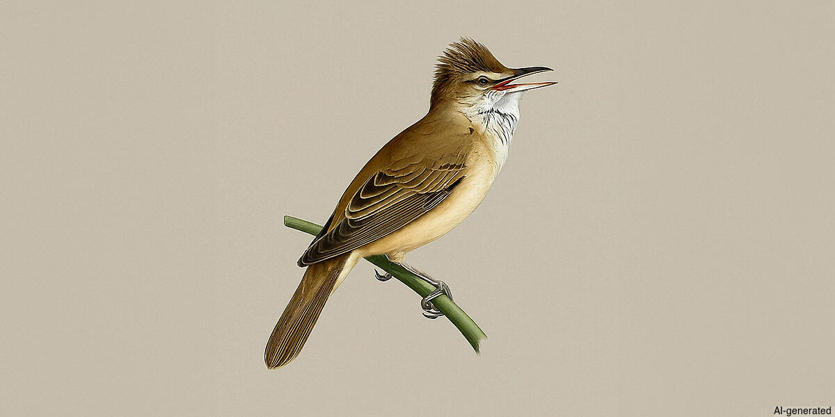 Great Reed Warbler (Acrocephalus arundinaceus) - Adult