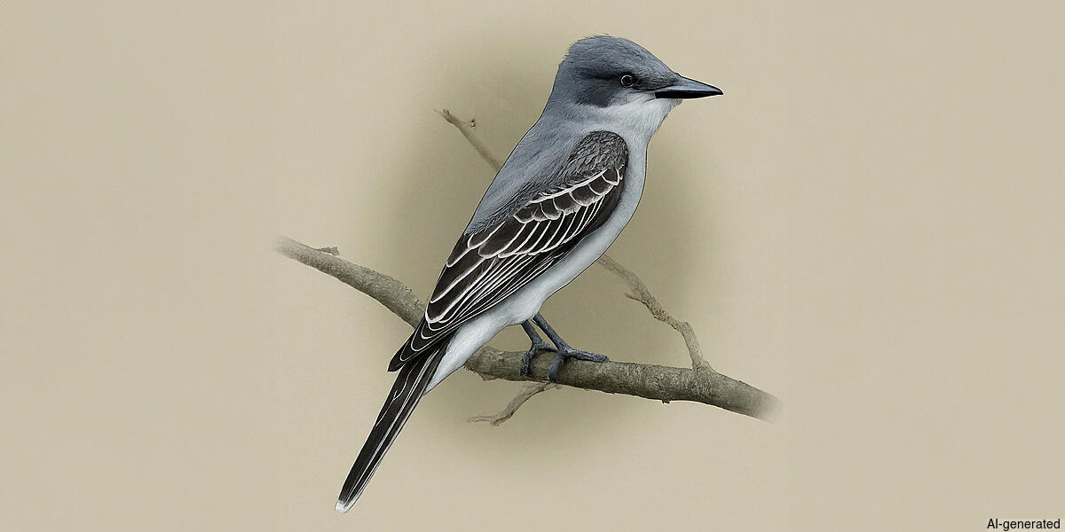 Gray Kingbird (Tyrannus dominicensis) - Adult