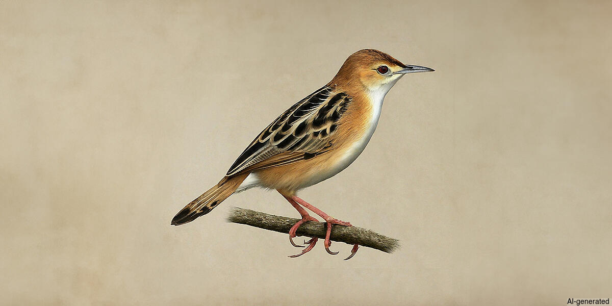 Zitting Cisticola (Cisticola juncidis) - Adult