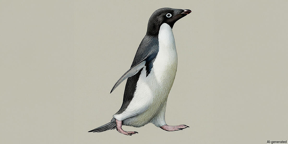 Adelie Penguin (Pygoscelis adeliae) - Adult