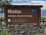 Modoc National Wildlife Refuge - Entrance Sign