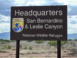 San Bernardino National Wildlife Refuge - Headquarters entrance