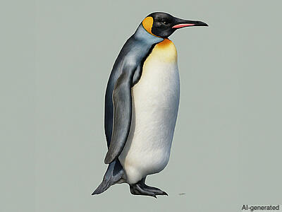 King Penguin (Aptenodytes patagonicus) - Adult