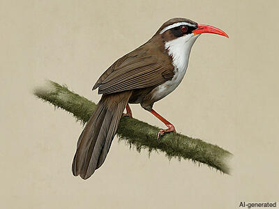 Red-billed Scimitar-Babbler