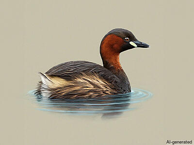 Little Grebe (Tachybaptus ruficollis) - Breeding adult