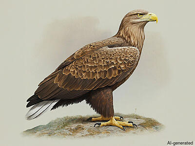 White-tailed Eagle (Haliaeetus albicilla) - Adult