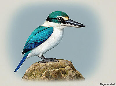 Collared Kingfisher (Todiramphus chloris) - Adult (Oriental)