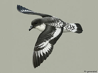 Pintado Petrel (Daption capense) - Adult