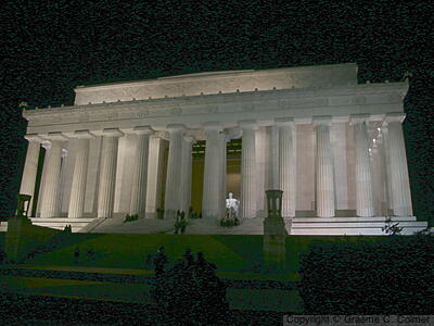 Lincoln Memorial - Lincoln Memorial at Night