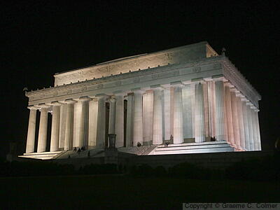 Lincoln Memorial - Lincoln Memorial at Night