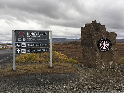 Þingvellir National Park - Entrance