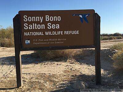 Sonny Bono Salton Sea National Wildlife Refuge - Entrance