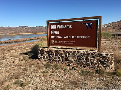 Bill Williams River National Wildlife Refuge - Entrance