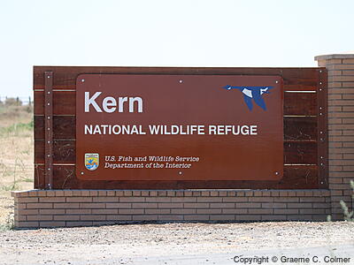 Kern National Wildlife Refuge - Entrance