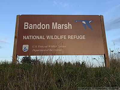 Bandon Marsh National Wildlife Refuge - Entrance