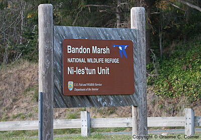 Bandon Marsh National Wildlife Refuge - Entrance