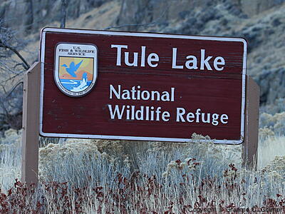 Tule Lake National Wildlife Refuge - Entrance