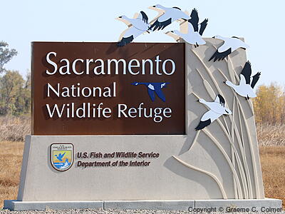 Sacramento National Wildlife Refuge - Entrance