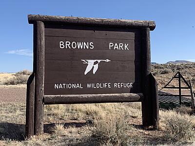 Browns Park National Wildlife Refuge - Entrance