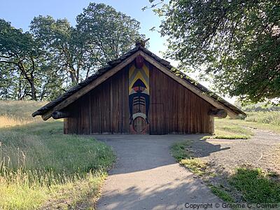 Ridgefield National Wildlife Refuge - Cathlapotle Plankhouse