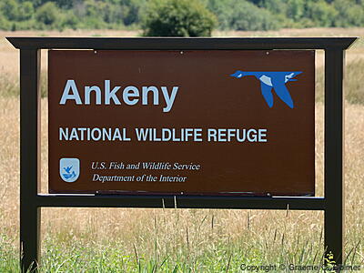 Ankeny National Wildlife Refuge - Entrance