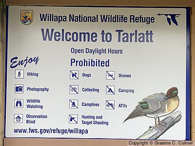 Willapa National Wildlife Refuge - Tarlatt Entrance
