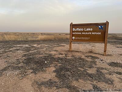 Buffalo Lake National Wildlife Refuge - Entrance