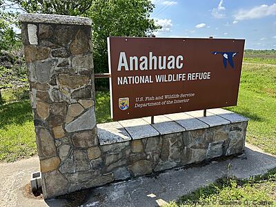 Anahuac National Wildlife Refuge - Entrance