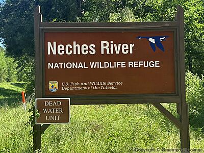 Neches River National Wildlife Refuge - Entrance
